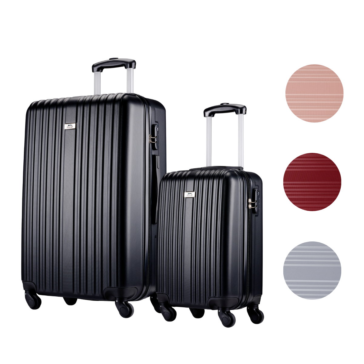 Trolley Set 2Pcs Black