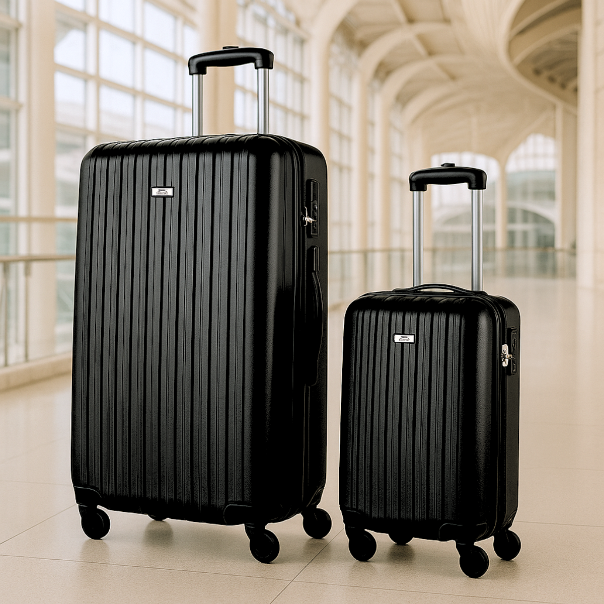 Trolley Set 2Pcs Black
