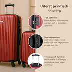 SLAZENGER KOFFERSET 2-DELIG ROOD - Tuincentrum Lopik