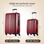 SLAZENGER KOFFERSET 2-DELIG ROOD - Tuincentrum Lopik