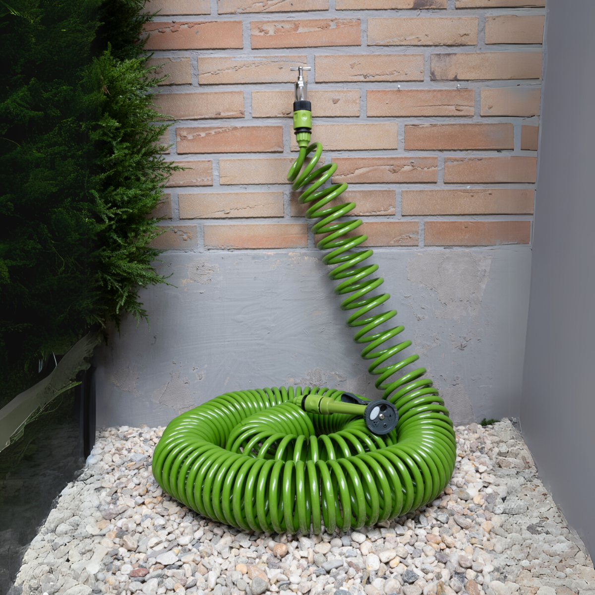 Hose Spiral 30M W/Nozzle