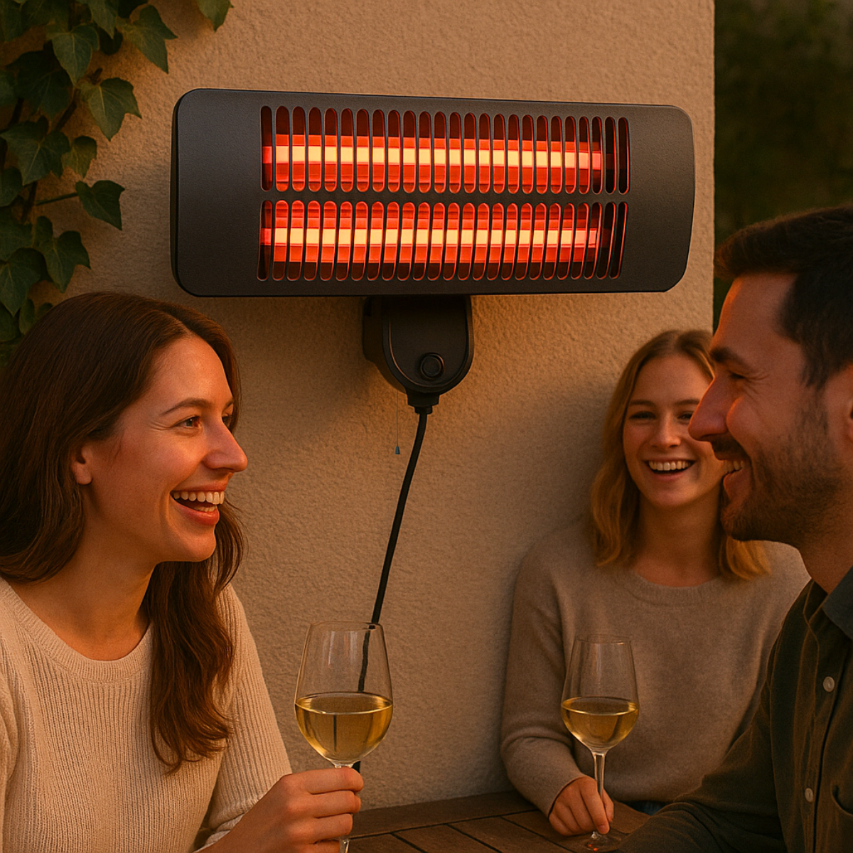 Patio Heater Wall  650-2000W