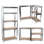 KINZO SHELF RACK 5 LAYERS  OPBERGREK 5 LAGEN - Tuincentrum Lopik