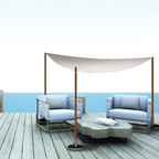 Sun Shade 3.6X3.6X3,6M 3Ass