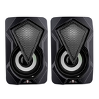 NO FEAR USB SPEAKERSET 2 STUKS 18W BLUETOOTH AUX RGB ZWART - Tuincentrum Lopik