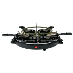 ALPINA RACLETTE GRILL 1200 WATT 8 PERSONEN ZWART - Tuincentrum Lopik