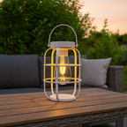 ARTI CASA SOLAR LANTAARN WIT 22CM - Tuincentrum Lopik