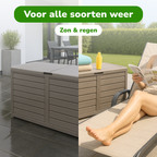 KUSSENBOX 420L TAUPE - Tuincentrum Lopik