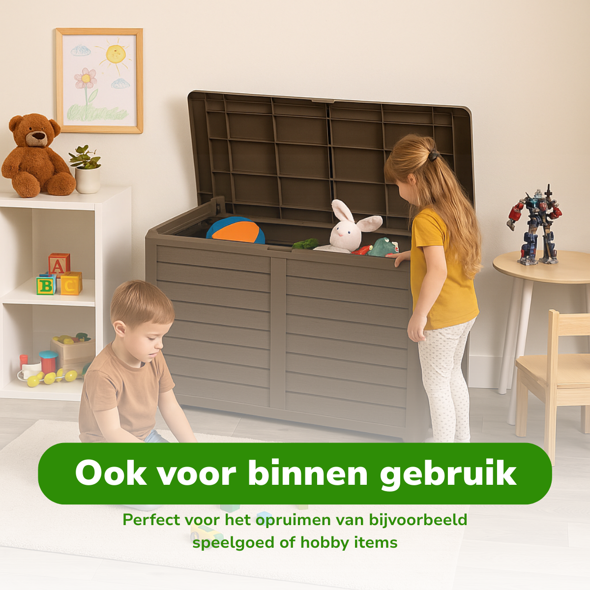 Cushion Box 420L Taupe