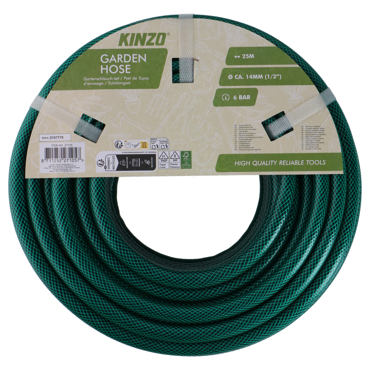 Tuinslang 25M 14 Mm (1/2")