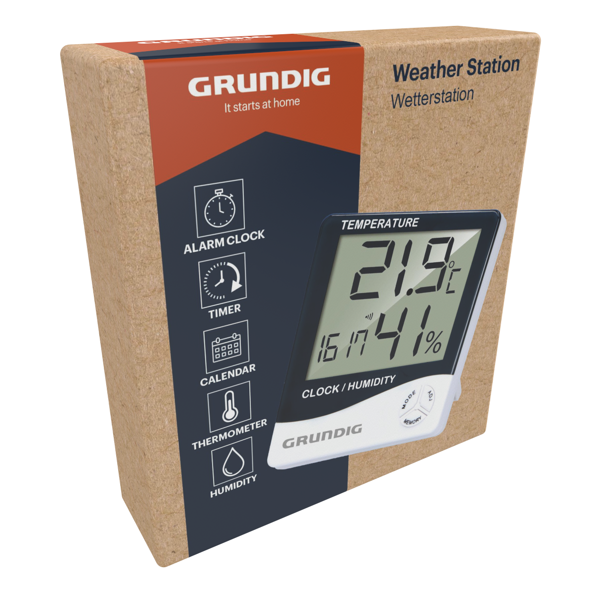 Weerstation 9.5 X 10.5 X 2 Cm