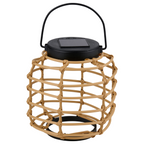 ARTI CASA SOLAR LANTAARN ROTAN-LOOK Ø14X22CM - Tuincentrum Lopik