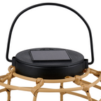 ARTI CASA SOLAR LANTAARN ROTAN-LOOK Ø14X22CM - Tuincentrum Lopik