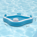 CREATIVE KIDS FAMILY LOUNGE POOL 4 SEATS  LOUNGE ZWEMBAD - Tuincentrum Lopik