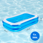EDDY TOYS POOL FAMILY 2-RING OPBLAASBAAR ZWEMBAD - Tuincentrum Lopik