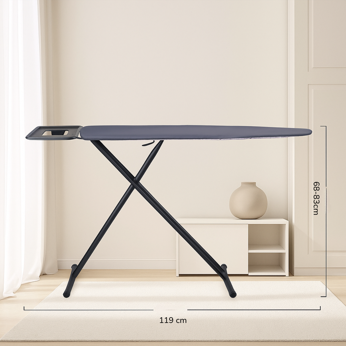 Strijkplank 119 X 83 X 34 Cm