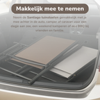 Tuinstoelen Set Santiago Grijs/Zwart