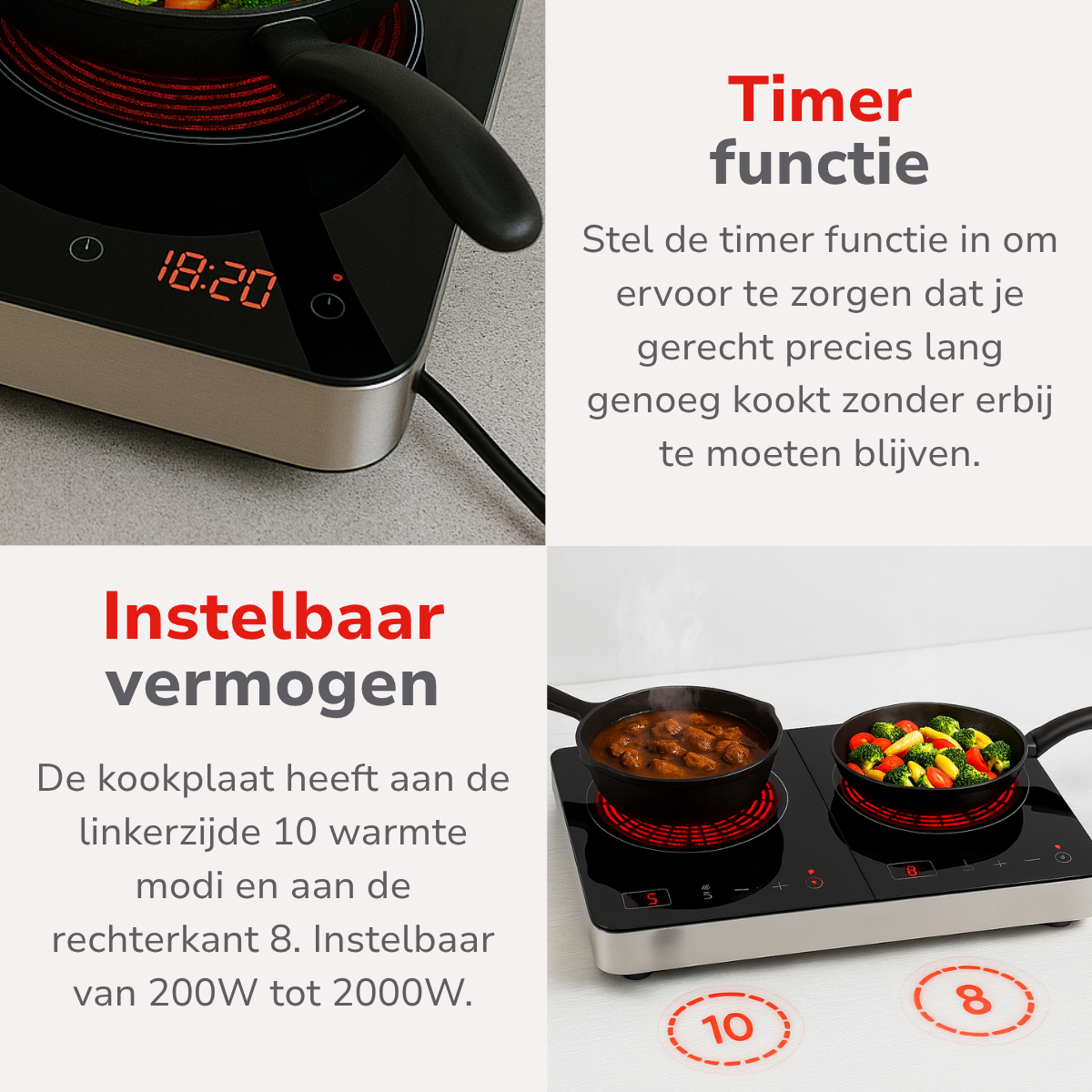Induction Cooker Double