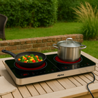 ALPINA INDUCTIE KOOKPLAAT DUBBEL 3400W - Tuincentrum Lopik