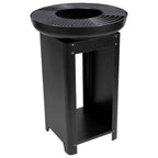 ALPINA VUURKORF EN TEPPANYAKI GRILL 2-IN-1 HOUTSKOOL 61X61X90CM - Tuincentrum Lopik