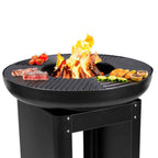 ALPINA VUURKORF EN TEPPANYAKI GRILL 2-IN-1 HOUTSKOOL 61X61X90CM - Tuincentrum Lopik