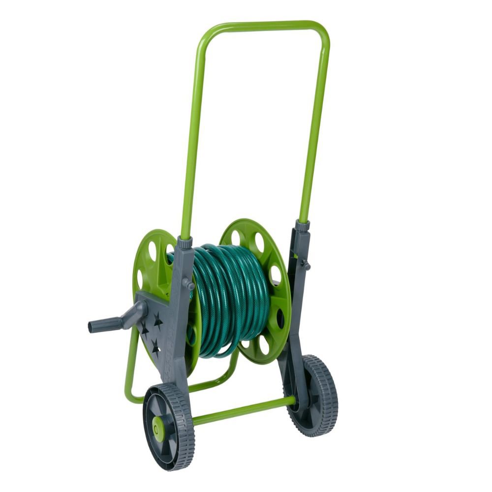 Hose Reel & 30M Hose 6Pcs