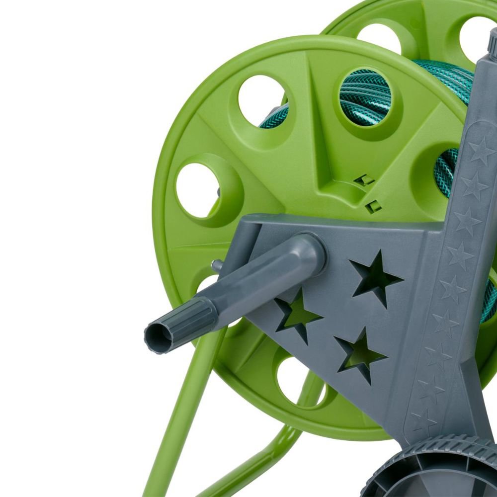 Hose Reel & 30M Hose 6Pcs