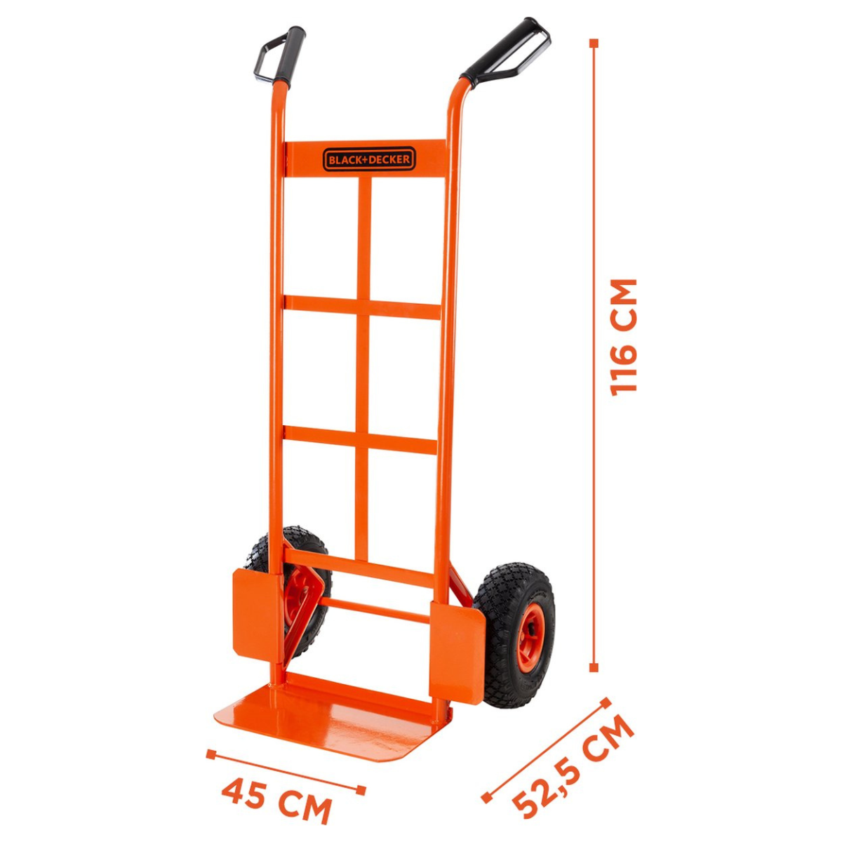 Handtruck Steel 52X45X116Cm