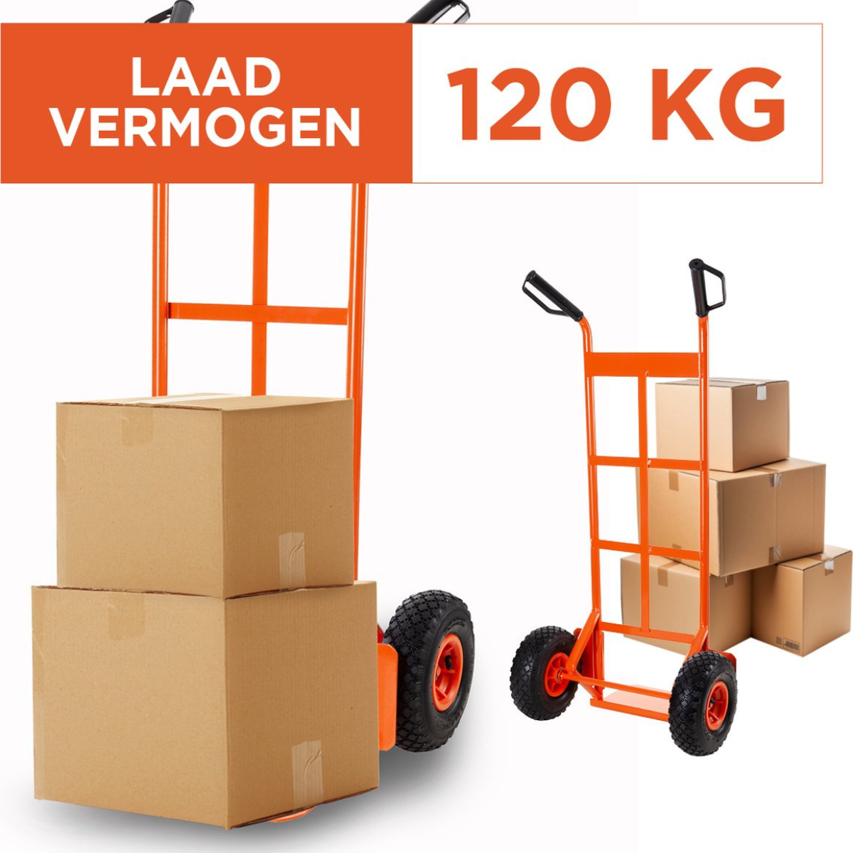 Handtruck Steel 52X45X116Cm