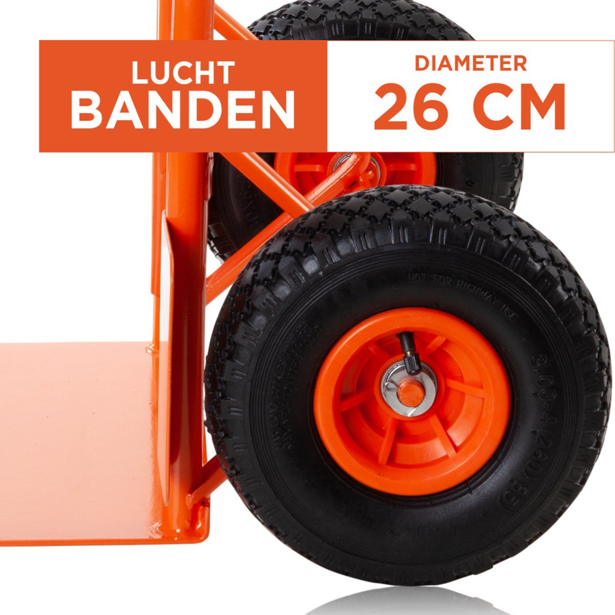 Handtruck Steel 52X45X116Cm