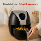 ALPINA HETELUCHTFRITEUSE DIGITAAL 2,4L - AIRFRYER ZONDER OLIE - Tuincentrum Lopik