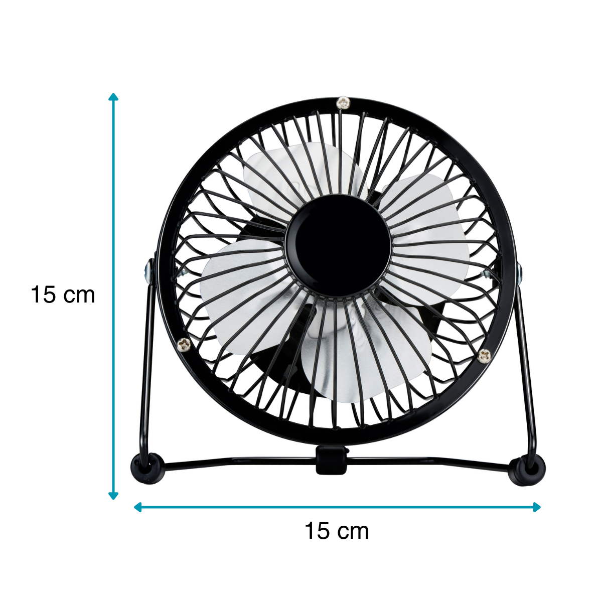 LIFETIME AIR USB VENTILATOR METAAL 13CM - Tuincentrum Lopik