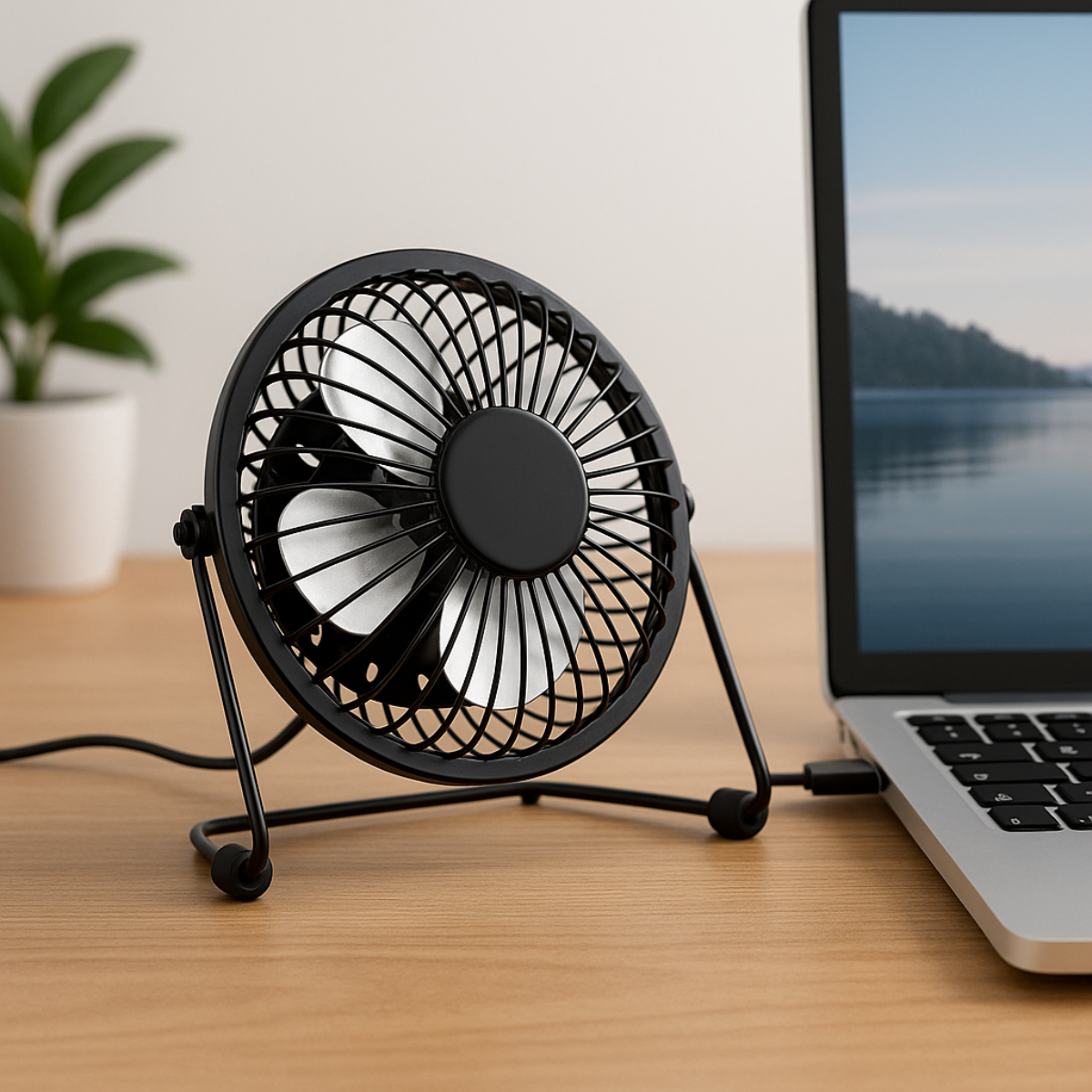 LIFETIME AIR USB VENTILATOR METAAL 13CM - Tuincentrum Lopik