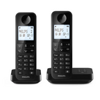 PHILIPS D2752B/12 DRAADLOZE DECT TELEFOON MET ANTWOORDAPPARAAT 2 HANDSETS - Tuincentrum Lopik