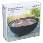 ALPINA ELEKTRISCHE TAFEL BARBECUE COMPACT EN GEBRUIKSVRIENDELIJK - Tuincentrum Lopik