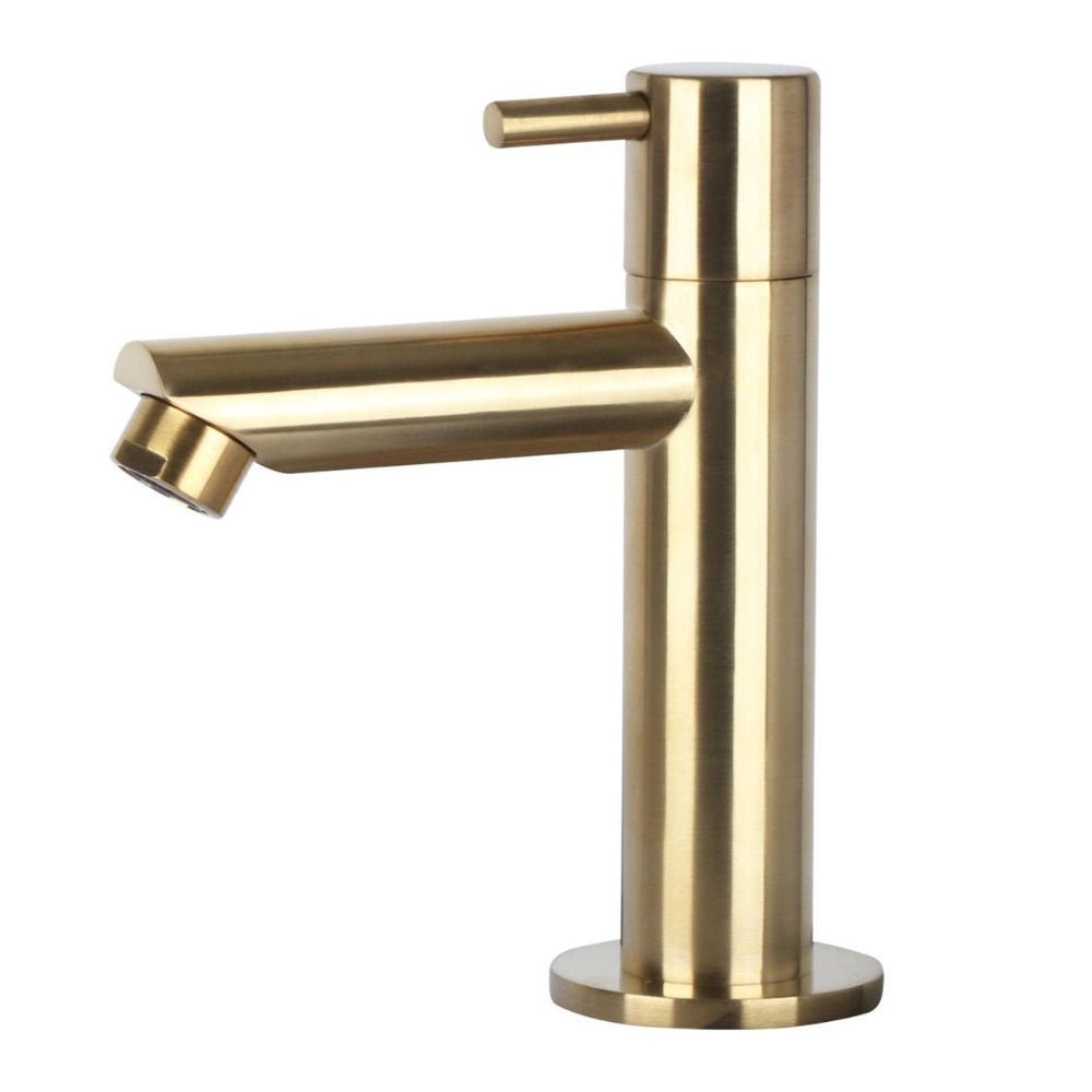 DIFFERNZ FORCE FONTEINSET KERAMIEK KRAAN RECHT MAT GOUD 40X22X11.5CM - Tuincentrum Lopik