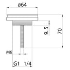 DIFFERNZ CLEO FONTEINSET KERAMIEK WIT KRAAN GEBOGEN MAT GOUD 30X30X10CM - Tuincentrum Lopik