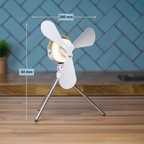 LIFETIME AIR DRAAGBARE VENTILATOR 2200MAH MET NACHTLAMPJE - Tuincentrum Lopik