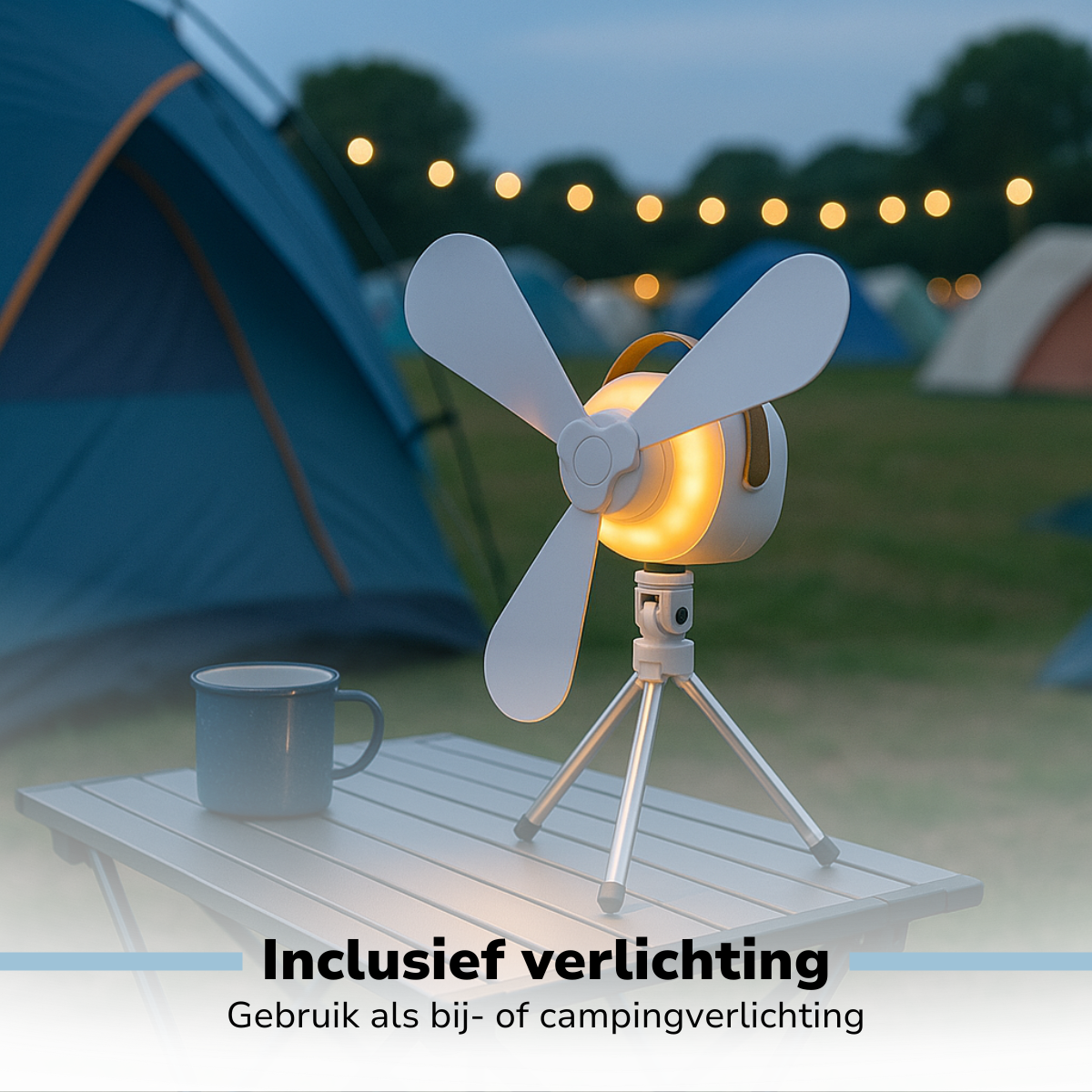 Draagbare Ventilator 2000Mah