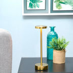 Table Lamp Gold Flat Head - Tuincentrum Lopik