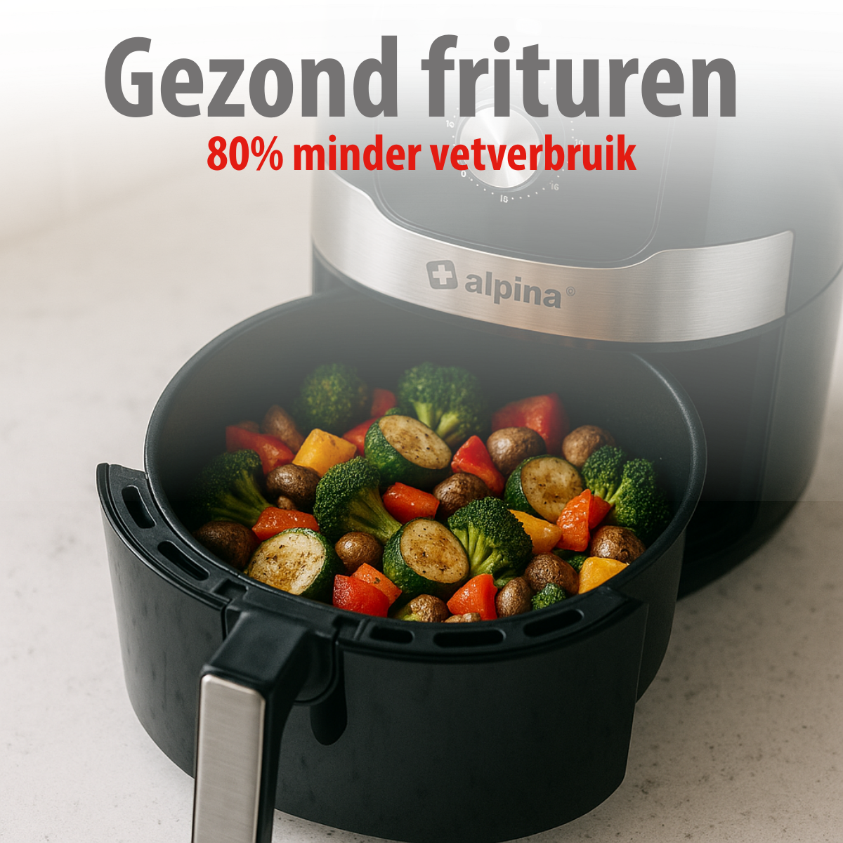ALPINA HETELUCHTFRITEUSE 3,5L 1400W - Tuincentrum Lopik