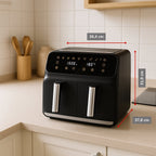 ALPINA DOUBLE AIRFRYER 8L 1700W - Tuincentrum Lopik