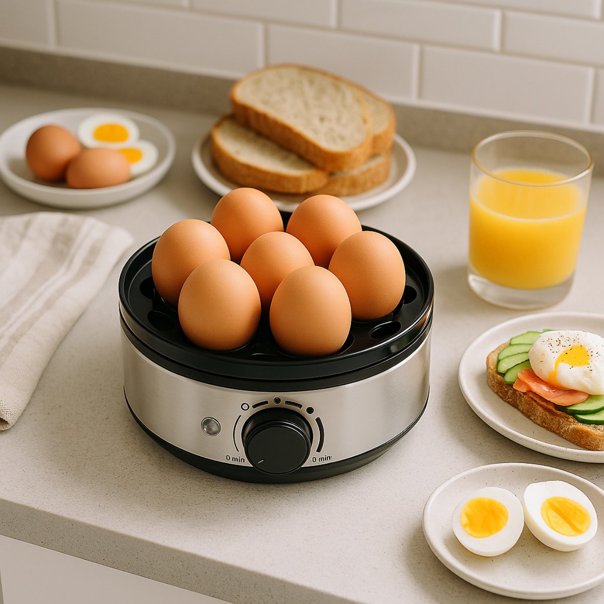 7Pc Eggs Cooker