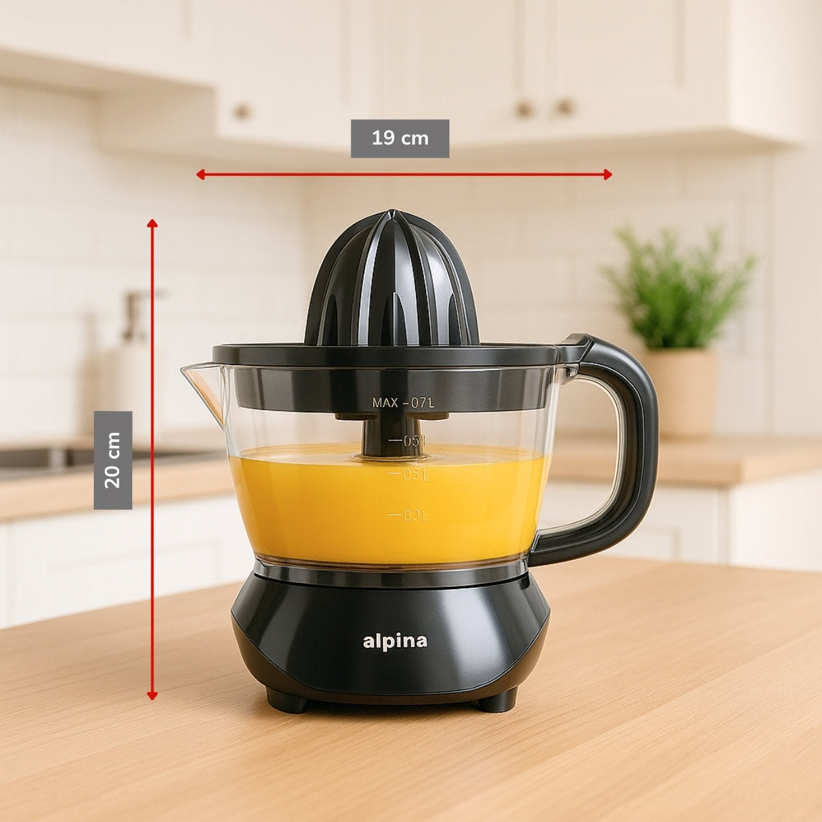 Juicer 700Ml 25W Blk