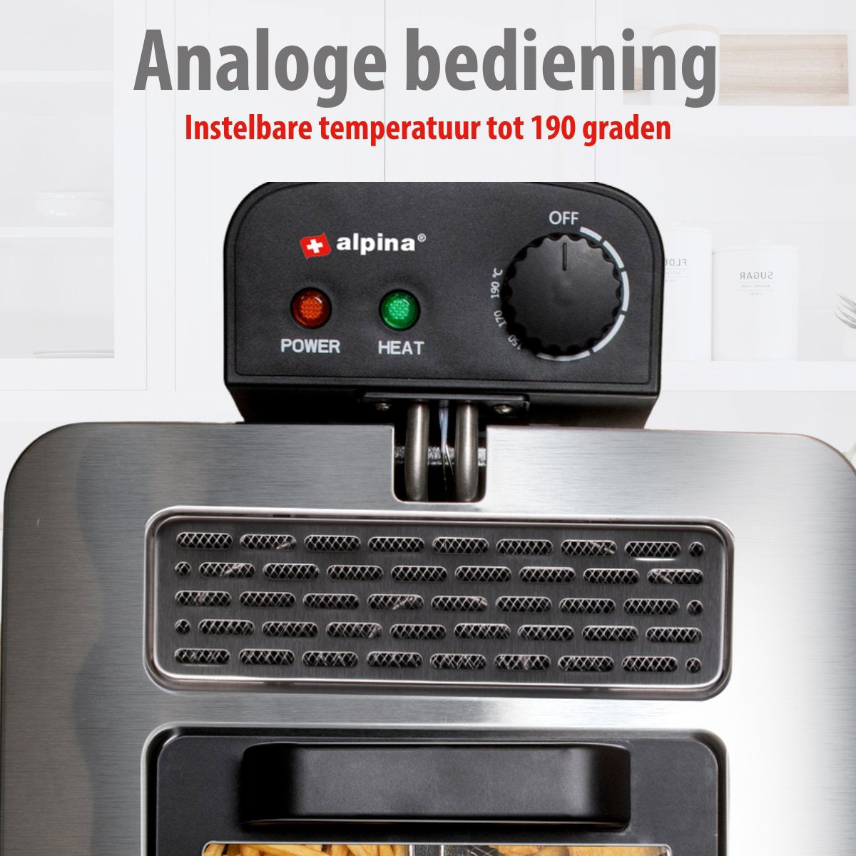 ALPINA FRITEUSE 5L 2000W - Tuincentrum Lopik