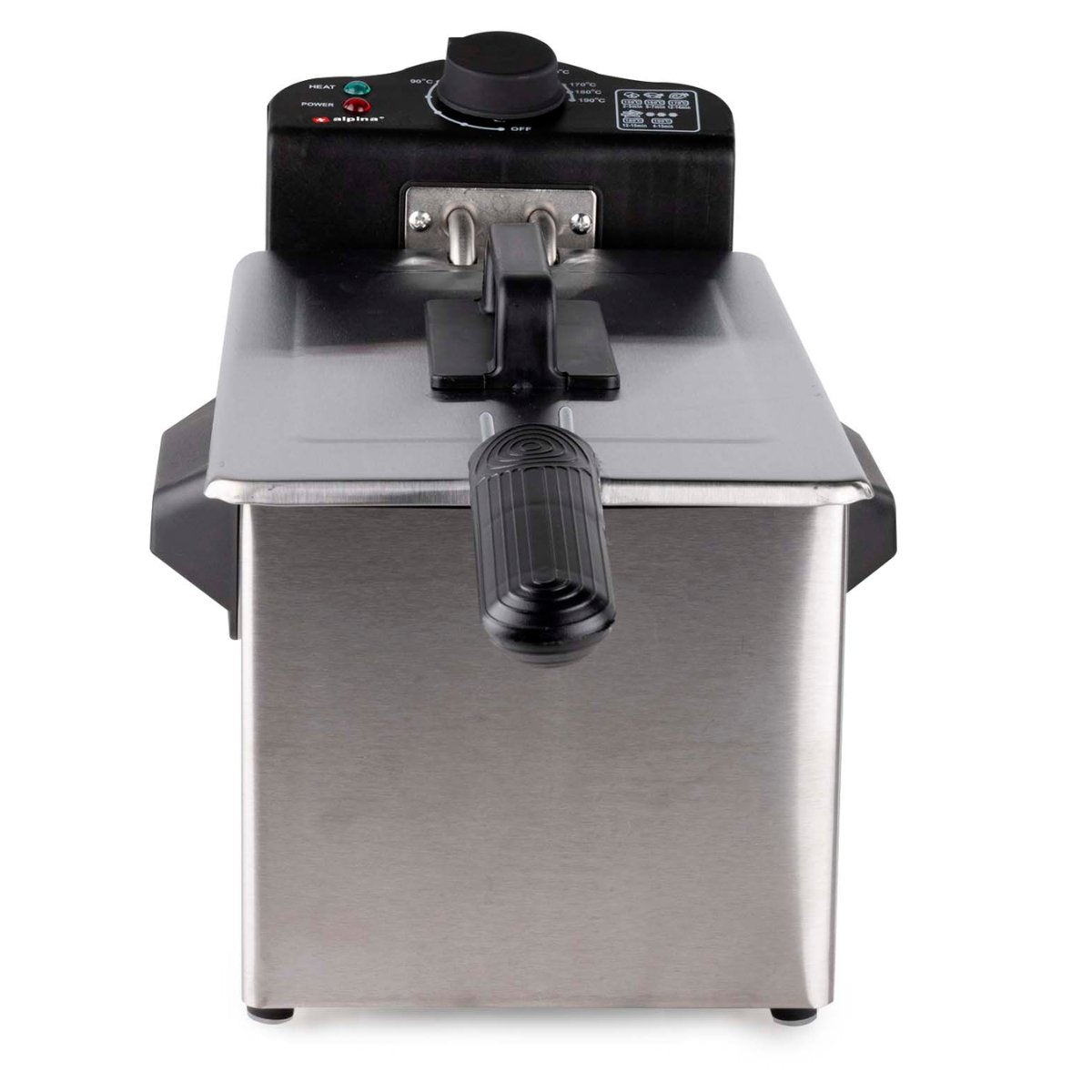 ALPINA FRITEUSE 3 LITER 2000W RVS - Tuincentrum Lopik