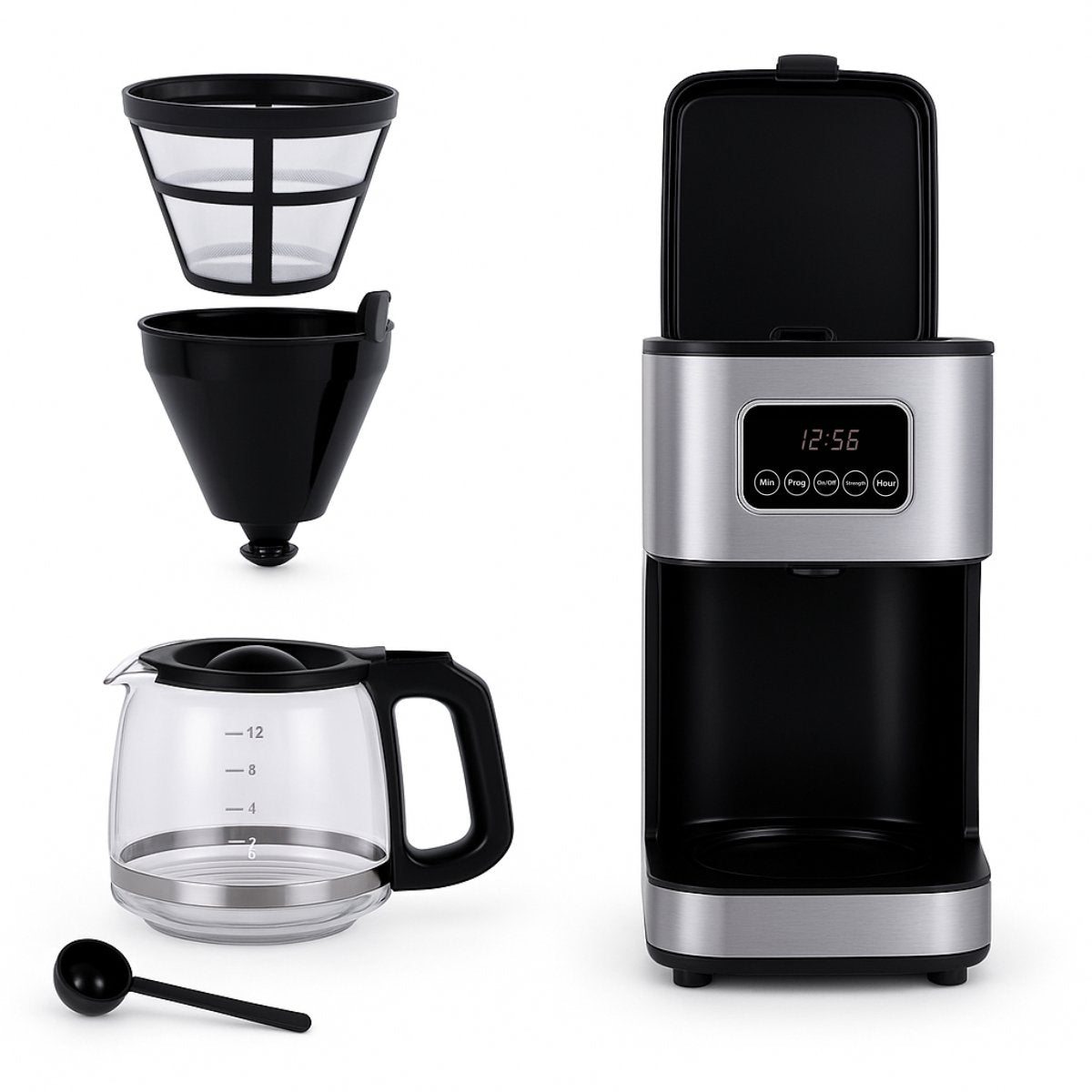 ALPINA COFFEE MAKER 230V RVS 900W 1,5L - Tuincentrum Lopik