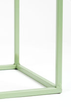 Quinty Side Table - Set Of 3 - L30 X W30 X H70 Cm - Iron - Light Green