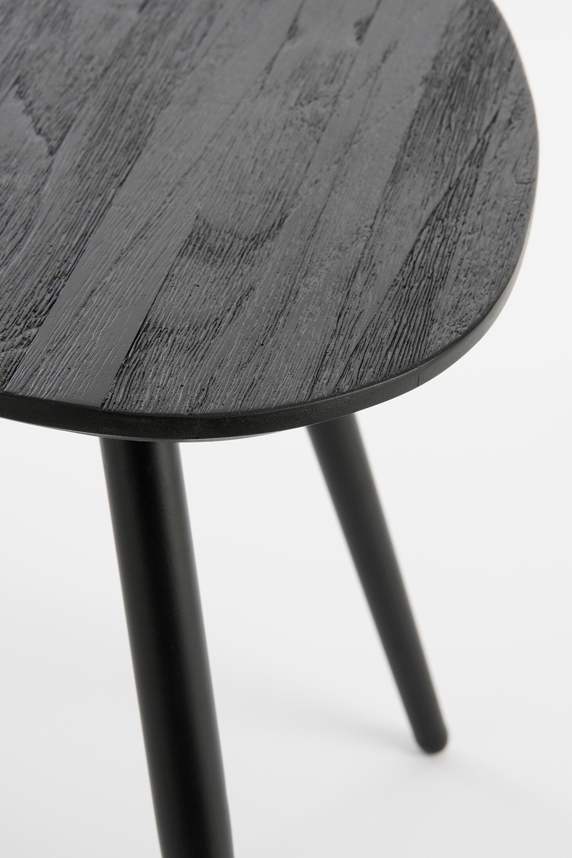 Jailey Side Table Black Set Of 2 - L84Xw39Xh39Cm