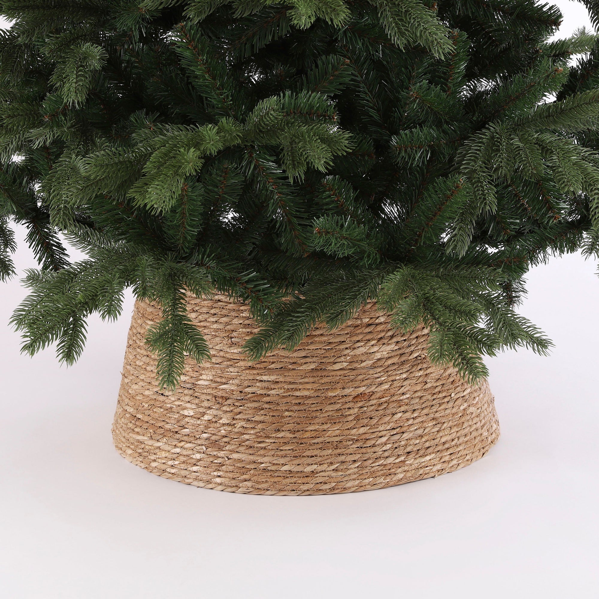 Christmas Tree Skirt - H26 X Ø50 Cm - Seagrass - Natural Brown